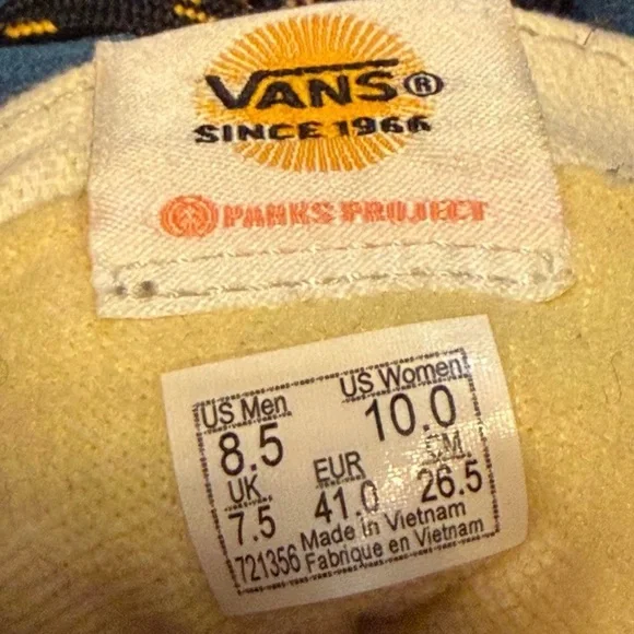 Vans X Parks Project “Leave it Better Than You Found it” Shoes - Picture 5 of 5